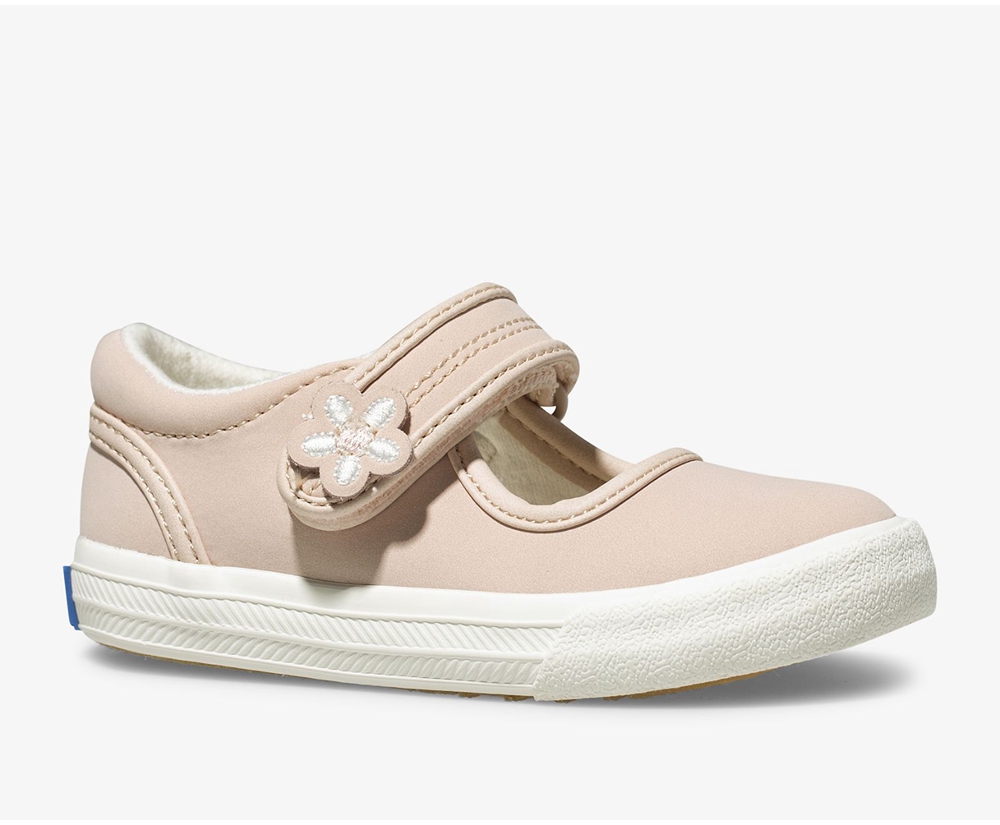 Slip Ons Keds Niños Rosas - Ella Mary Jane - 308-UEMQSZ